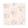 MuchoWow® Mauspad Mousepad Frau - Linienkunst - Muster - Produktbild-Vorschau 1
