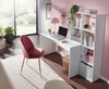 Bureau avec étagère blanc 170x59x143,5 cm bureau moderne | Voir les images du produit 4