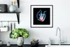 MuchoWow® MuchoWow® Gerahmtes Poster Qualle - Blau - Rosa Produktbild-Vorschau 3