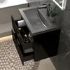 60 cm Badmöbel-Set Unterschrank mit Dunkelgrau Mineralguss Produktbild-Vorschau 3