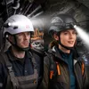 MUSTBAU Schutzhelm mit Stirnlampe & Taschenlampe, klarem Produktbild-Vorschau 7