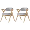 Two chairs are shown against a white background. Voir les images du produit