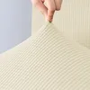 Jacquard-Barstuhlbezug in Creme – Formstabil und Produktbild-Vorschau 4