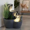 Springbrunnen Botana mit Beleuchtung Gartenbrunnen Produktbild-Vorschau 1