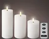 Lumineo led kaarsenset wax 3-delig wit Produktbild-Vorschau 1