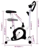 vidaXL Cvičebný bicykel s remeňovým pohonom čierny Náhľad obrázku produktu 7
