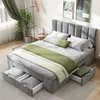 okwish Polsterbett 140 x 200 cm Doppelbett mit Lattenrost, Produktbild-Vorschau 1
