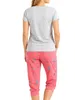 KB Schlafanzug Damen Caprihose Pyjama Baumwolle Größe M Produktbild-Vorschau 3