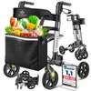 KESSER® Rollator Aluminium faltbar, höhenverstellbar & bis Produktbild-Vorschau 1