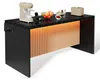 Kücheninsel 155x80x90, schwarze Marmorfront, LED, 2 Produktbild-Vorschau 17