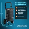 MONZANA® 3in1 Einkaufstrolley 56L bis 50 kg klappbar Produktbild-Vorschau 6