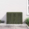 vidaXL Coperchio per aria condizionata verde oliva 110 x 50 Anteprima dell’immagine prodotto 4