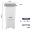 Clanmacy Poubelle Système de tri 4 compartiments Recycler Voir les images du produit 2