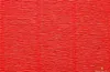 A close-up, full-frame shot of red crepe paper with a textured, horizontally creased surface. Voir les images du produit