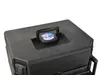 A close-up view of the top of a black plastic toolbox. Náhled obrázku produktu
