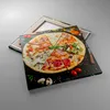 Bild auf Leinwand - Leinwandbild - Pizza Käse Tomaten - Produktbild-Vorschau 2