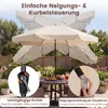 Ombrellone COSTWAY da 300 cm, ombrellone da giardino con Anteprima dell’immagine prodotto 6