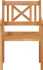 vidaXL Tuinstoelen, 2 stuks, naturel, massief acaciahout Productafbeelding-voorbeeld 5