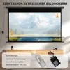 HOMCOM Beamer-Leinwand Elektrisch 266 x 149 cm 16:9 Produktbild-Vorschau 4