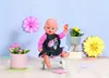 Dolly Moda Jeans Kleid 43cm, Puppenkleidung mit Produktbild-Vorschau 3