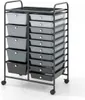 A rolling cart with multiple drawers. Anteprima dell’immagine prodotto