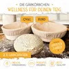 KRUSTENZAUBER Gärkorb zum Brotbacken + Bäckermesser - Set Produktbild-Vorschau 2