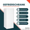 homeX FS1682E-W Gefrierschrank, Tiefkühlschrank groß - 168L Produktbild-Vorschau 2