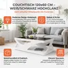 SalesFever Couchtisch | schwarze Glasplatte | Hochglanz Produktbild-Vorschau 4