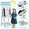 COSTWAY Tablica dla dzieci dwustronna, sztaluga składana o Podgląd zdjęcia produktu 6