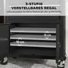HOMCOM Werkzeugschrank Werkzeugkasten auf Rollen mit Produktbild-Vorschau 5