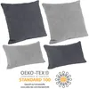 Selfitex 4er Set Cord Kissen inkl. Füllkissen, weich und Produktbild-Vorschau 3