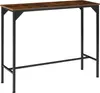 Barový stůl Kerry 120x40x100,5cm - průmyslové dřevo tmavé, Náhled obrázku produktu 9