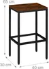 Set da bar Relaxdays, 3 pezzi, bancone con sgabelli, tavolo Anteprima dell’immagine prodotto 5