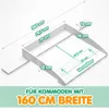 CADANI ILA XL Wickelaufsatz 160 cm für HEMNES und NORDLI Produktbild-Vorschau 4