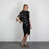 Baumwolltuch - Pareo - Sarong - Sterne - schwarz-grau Produktbild-Vorschau 7