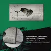 Leinwand Wanduhr Wandkunst Uhr 60x30 Malerei Asiatische Produktbild-Vorschau 5