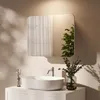 Badspiegelschrank Vicco Zino Weiß 65 x 50 cm mit Regalen, Produktbild-Vorschau 3