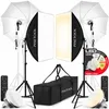 PIXETOOL Fotostudio Set – 2 Softbox Licht, 2 Produktbild-Vorschau 1