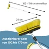 Auto Waschbürste mit Teleskopstiel Autowaschbürste mit Produktbild-Vorschau 2