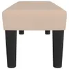 vidaXL Lavica Cappuccino-Brown 100x30x30 cm Imitácia kože Náhľad obrázku produktu 4