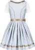 Steigenhöfer Vicky Dirndl Set Metall Herz Blau/Bronze 42 Produktbild-Vorschau 3