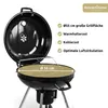 deluxe4home® Kugelgrill mit Deckel Ø55 cm I Rollbarer Produktbild-Vorschau 3