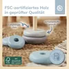 Bieco Stapelturm Baby Holz | 19 cm | Steckspiel ab 1 Jahr | Produktbild-Vorschau 5