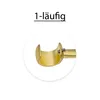 MDEKOR Deckenträger Wandträger 1-läufig Messing Gold R Produktbild-Vorschau 9