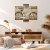 Bild auf Leinwand - Leinwandbild - Fahrrad Mauer Straße - Produktbild-Vorschau 7