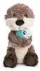 Nici 62648 Peluche Lontra Oda con pesce 25 cm dondolante Anteprima dell’immagine prodotto 3