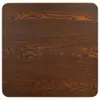 vidaXL Bistro stůl tmavě hnědý 60x60 cm MDF Náhled obrázku produktu 3