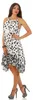 Damen Kleid Strandmode Ärmellos Sommerkleid; Blumenmuster Produktbild-Vorschau 2