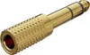 Goobay 11062 changeur de genre de câble 3.5mm 6,35 mm Or Voir les images du produit 2