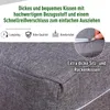Outsunny Vierteiliges Gartenmöbel Set, Sitzgruppe, Sofa mit Produktbild-Vorschau 6
